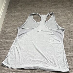 Nike Dri-Fit Women's Light Gray Racerback Tank Top